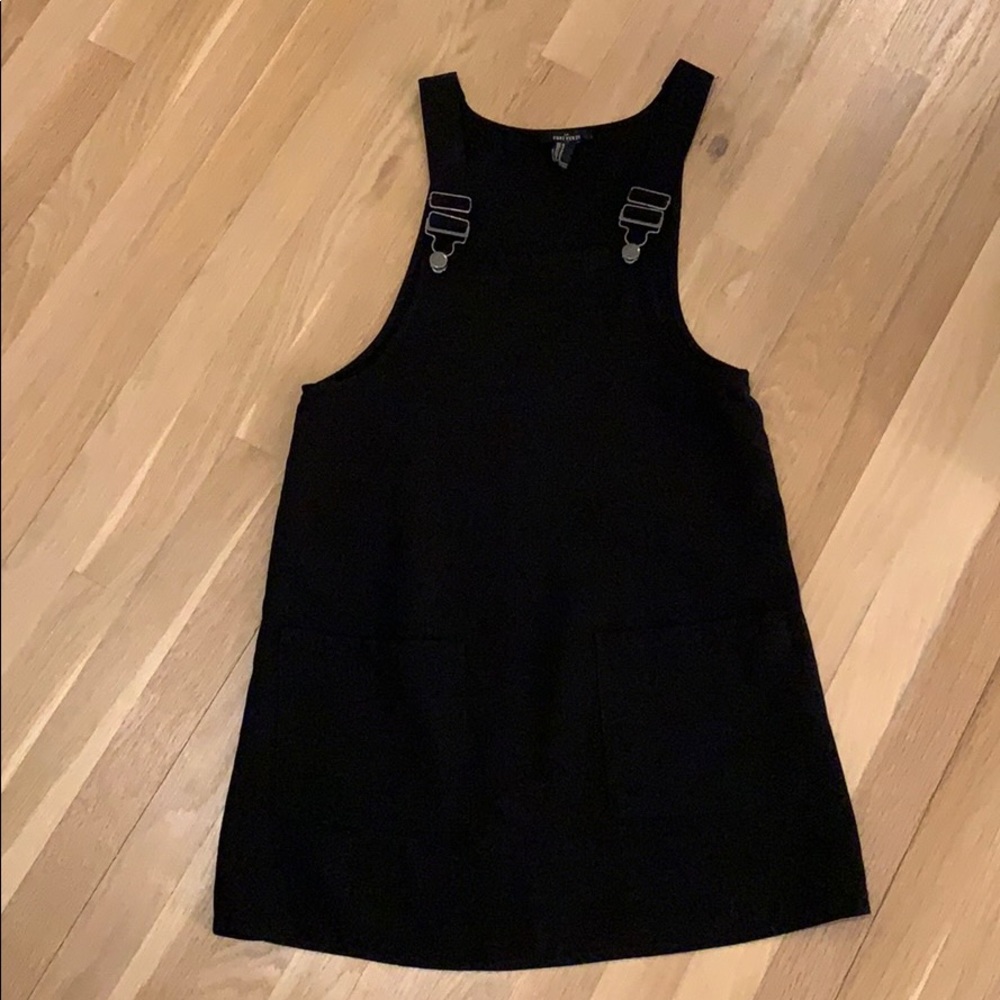 Overall inspired dress
